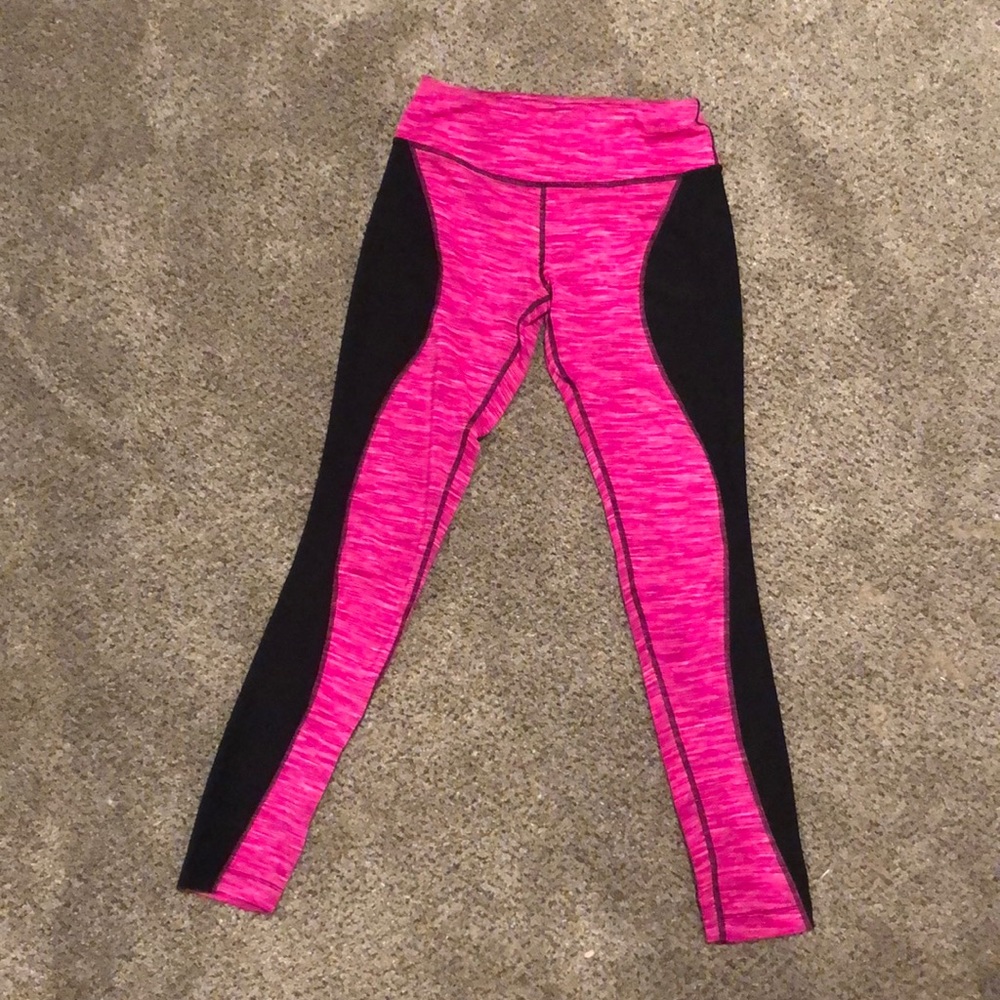 Neon Pink Running Leggings